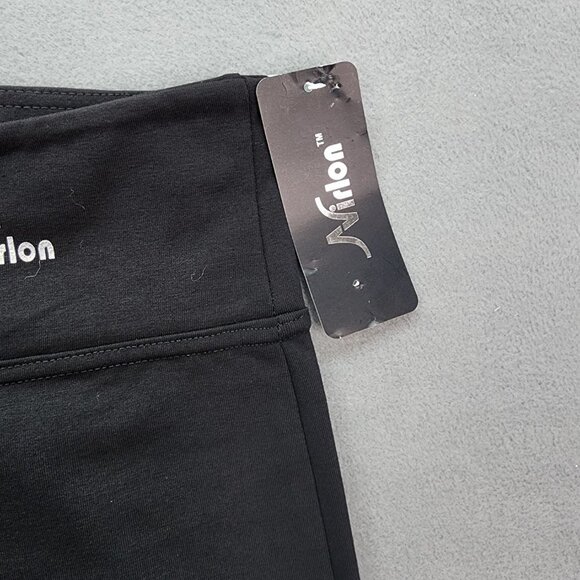 Nirlon Womens Pants Workout Yoga Exercise Black Medium - Picture 3 of 8